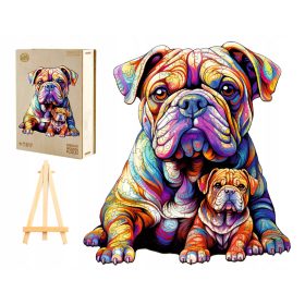    Pasjo24 puzzle puzzle in legno 240 pezzi PUZZLE GRANDE IN LEGNO 300 PEZZI BULLDOG INGLESE IN SCATOLA DI LEGNO puzzle in legno K520