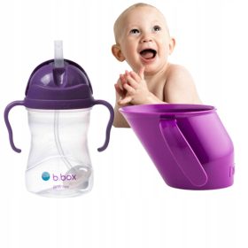    B.box borraccia con cannuccia 240 ml + SET tazza Doidy per imparare a bere per i bambini