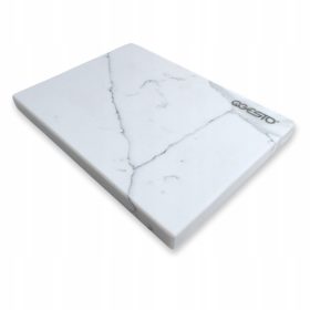    QGESTO Tagliere da cucina in pietra per tagliare e servire il cibo, marmo KOLME