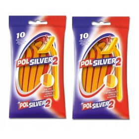 POLSILVER 2 rasoio usa e getta 10 pz.