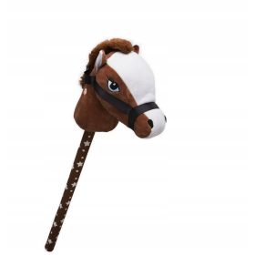    TESTA DI CAVALLO IN PELUCHE SU BASTONE CON SUONO DEL CAVALLO