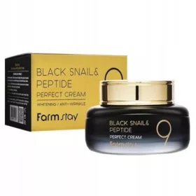    Farmstay Black Snail & Peptide9 crema viso antietà giorno e notte 55 ml