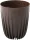 Vaso da fiori Lamela 39 cm x 39 x 46,3 cm diametro 39 cm in plastica tonalità marrone e beige