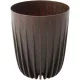  Vaso da fiori Lamela 39 cm x 39 x 46,3 cm diametro 39 cm in plastica tonalità marrone e beige