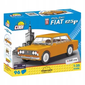    Cobi 24522 Youngtimer Fiat 125P auto 5 anni + 96 elementi 17 x 4 x 14 cm