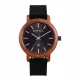  Orologio BEWELL ZSW170AL in legno dalwood rosso con cinturino in pelle