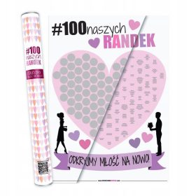    100 I NOSTRI GRATTACIE DATE Regalo di San Valentino per la fidanzata di un ragazzo