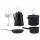  Esschert Design Utensili da campeggio, 4 pezzi, nero, FF215