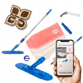   Manico piatto Raypath per mop con snodo girevole e cuscinetti