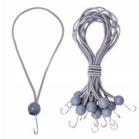   Elastico con Gancio in Metallo 0,5x20cm per Multiuso e Alta Tensione