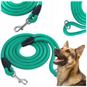    GUINZAGLIO DA ADDESTRAMENTO 5M 12MM CORDA PER CANI FORTE SPESSORE 5 METRI