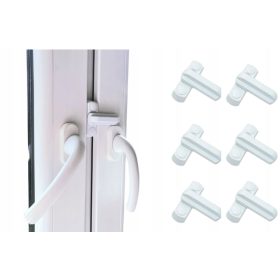    Protezione per finestre e porte, in acciaio, solida, facile da installare