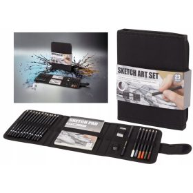  SET MATITE ALBERO PER SCHIZZI ART BLOCK 23 pezzi