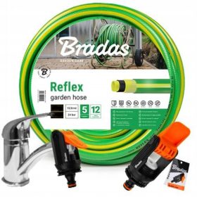    Tubo da Giardino Tubo dell'acqua 3/4'' 25m 5 strati Rinforzato Irrigazione Retrattile