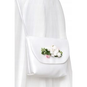   Borsa per comunione a tracolla in raso, borse per comunione, comunione TB99M