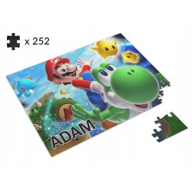  Puzzle Super Mario Bros. + Nome del bebè 252 pz.