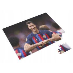    Puzzle Robert Lewandowski Barcellona + Scatola con nome A3 252 pz.