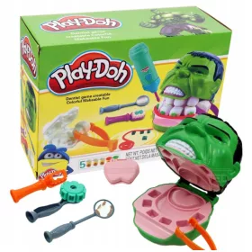  SET 5 tubi HULK Play-Doh Dentist PER BAMBINI IN REGALO