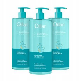   Nuova Generazione di Emollienti per Pelle Sensibile e Secca - OILLAN Avena Oil Active Gel Oleoso 750ml (3pz)