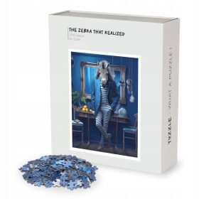    Puzzle Tuzzle AI & I 1000 pezzi Puzzle - Tuzzle - Zebra che ha capito 1000 pezzi T1000-ZEB