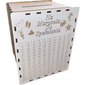  Salvadanaio in legno 365 giorni