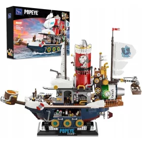    Popeye Pirate Ship PANTASY Creator Set compatibile con LEG O 86402