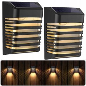    Avvolgente lampada da parete da giardino nera con sorgente LED integrata da 10 W