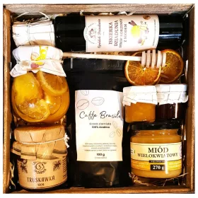  CESTINO REGALO REGALO CAFFÈ MIELE MIELE LIMONE