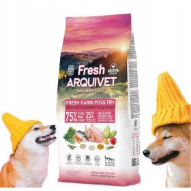    ARQUIVET FRESH Cibo semiumido per cani, pollo e pesce oceanico, 2,5 kg