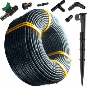    SET 142 pezzi Drip LINE SISTEMA di irrigazione a goccia 100M SET3+100