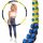  Hula hoop con borchie Hop-Sport 110 cm nero