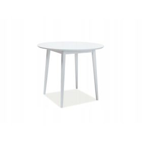 Tavolo rotondo Signal Larson 90 x 90 x 75 cm bianco