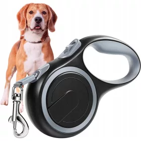    GUINZAGLIO AUTOMATICO PER CANE NASTRO FORTE CON SERRATURA 8 m 50 kg