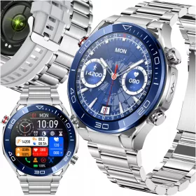    SMARTWATCH OROLOGIO MISURATORE DI PRESSIONE SANGUIGNA ECG GLUCOSIO GLICEMIA HRV COLLOQUI MENU PL
