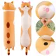  MASCOTTE PELUCHE LUNGO GATTO COCCOLE SALSA GIOCATTOLO CUSCINO SPESSO NICE
