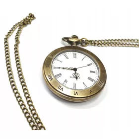  Orologio da tasca romano, bussola - stile retrò - bronzo