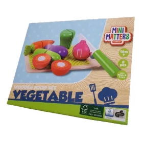  SET COLAZIONE IN LEGNO DA TAGLIO CON VELCRO MM