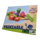  SET COLAZIONE IN LEGNO DA TAGLIO CON VELCRO MM