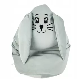    Borsa/pouf coniglietto per bambini seduti e sdraiati + ricamo in REGALO