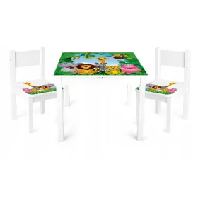 Set tavolo e sedie Leomark Yeti 244159B bianco