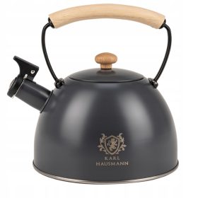    Bollitore tradizionale in acciaio Karl Hausmann 2,5 l, sfumature di marrone e beige, sfumature di grigio e argento