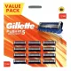  Cartucce originali per rasoi Gillette Fusion 5 Sport, 12 pezzi, confezione grande