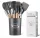  Set di utensili da cucina in silicone in un supporto per accessori da cucina
