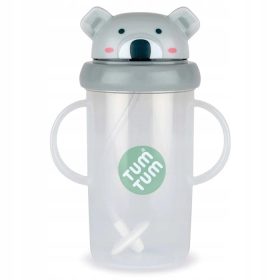    Bottiglia Tum Tum con Cannuccia per Bambini Koala Kev 300 ml