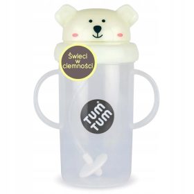    Bottiglia Tum Tum con Cannuccia per Bambini Polar Pete Bear 300 ml