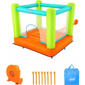 TRAMPOLINO, CASTELLO GONFIABILE PER SALTI, RETE, SOFFIATORE