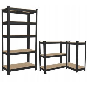    Scaffale da magazzino in metallo GardenLine 180 x 90 x 30 cm max 175 kg per ripiano