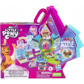    Un set di personaggi Hasbro My Little Pony Mini World Magic Epic Crystal Brighthouse