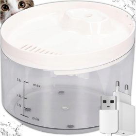    CIOTOLA ACQUA PER CANI GATTO FONTANA FILTRO SILENZIOSO AUTOMATICO 2,2 L