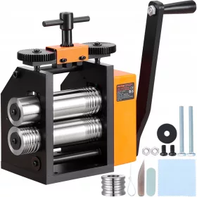   Laminatoio manuale per gioielli 3in1 76mm con spessore regolabile 0,1-7 mm